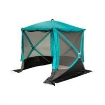 Шатер Следопыт быстросборный 4-х стенный 2.1х2.1м, цвет Waterfall