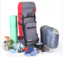 Рюкзак туристический Оптимал 1 черн.вишня, 100 л, ТАЙФ