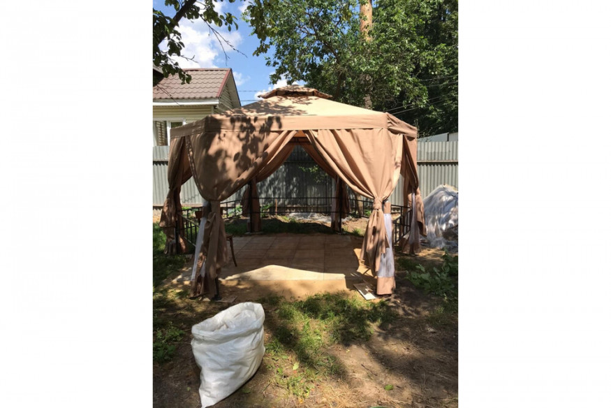 Тент садовый с металлическим каркасом, Green Glade