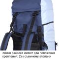 Рюкзак туристический Оптимал 3, олива, 60 л, ТАЙФ