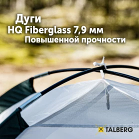 Палатка Talberg Scout 3-местная, зеленый цвет