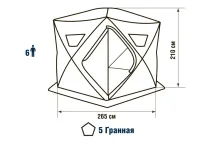 Палатка зимняя Higashi Penta (однослойная)