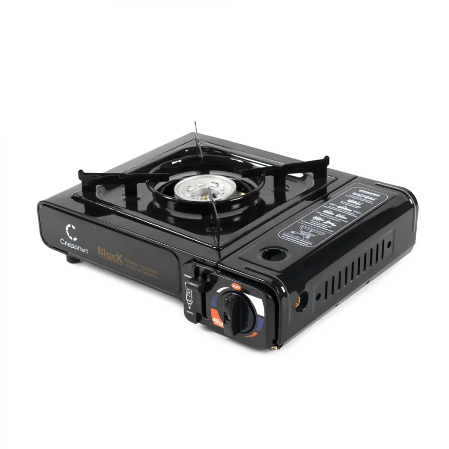 Туристическая плитка Black, с переходником, Следопыт